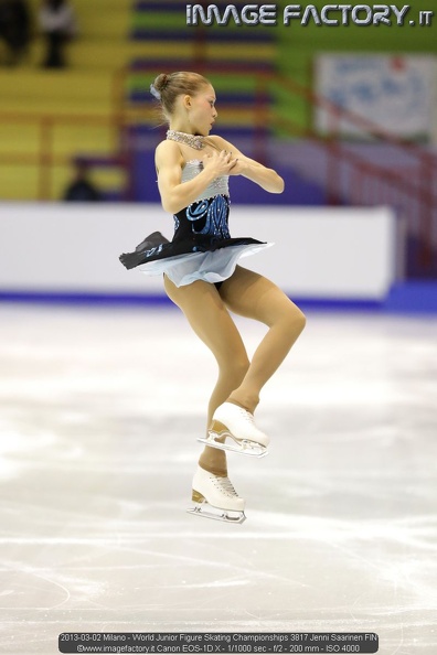 2013-03-02 Milano - World Junior Figure Skating Championships 3817 Jenni Saarinen FIN.jpg